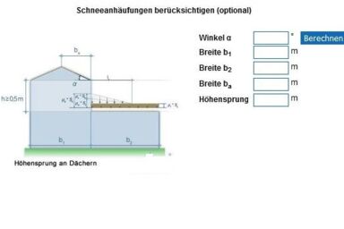 Baugenehmigung Berechnung Terrassendach