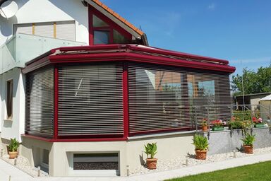 Holz-Aluminium-Wintergarten von Kuhnert Glasbau aus Kamenz in Sachsen